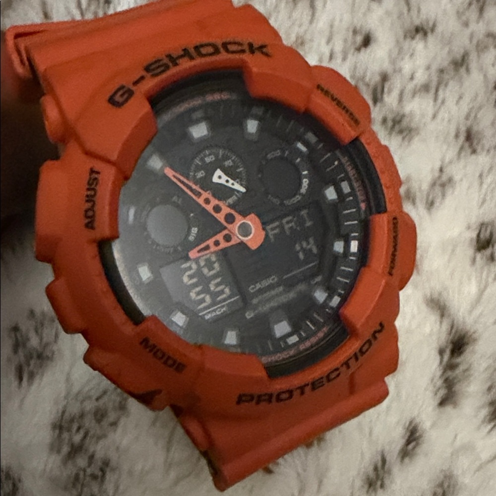 Casio G-Shock Orange and Black Watch